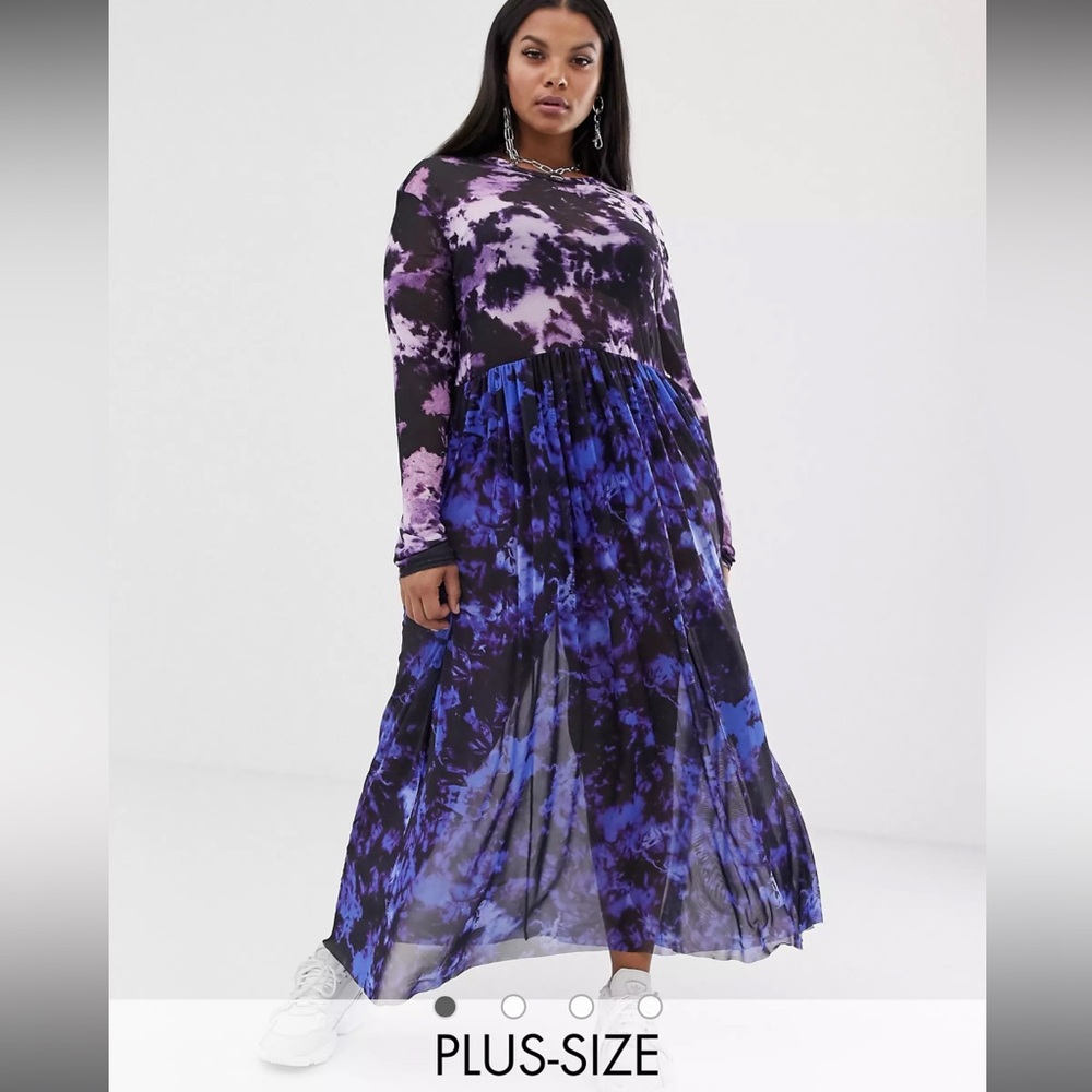 ASOS plus collision mesh dress size 18/3x